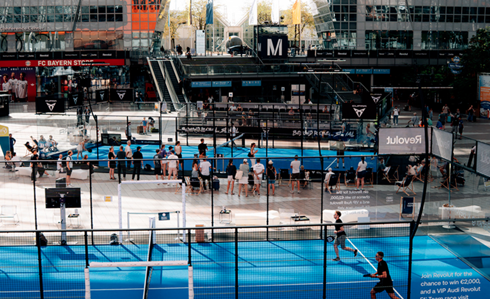 Padel entre voos: o Aeroporto de Munique recebe três campos até setembro