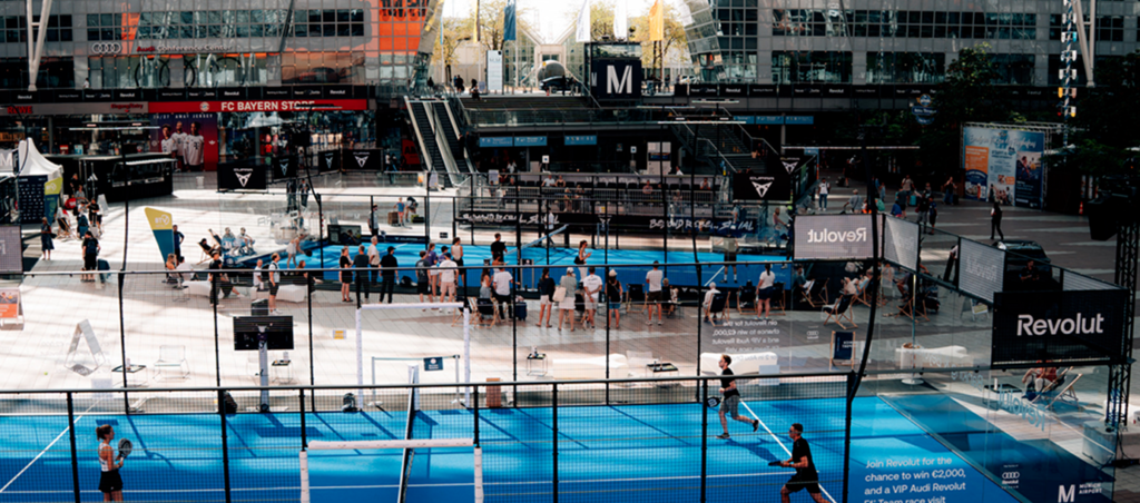 Padel entre voos: o Aeroporto de Munique recebe três campos até setembro